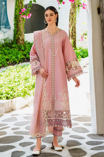 Baroque | Luxury Pret 24 | JACQUARD LAWN UF-561 - Designer Dress with Intricate embroidery and embellishments. Shop elegent wedding dress at Maria Faisal.
