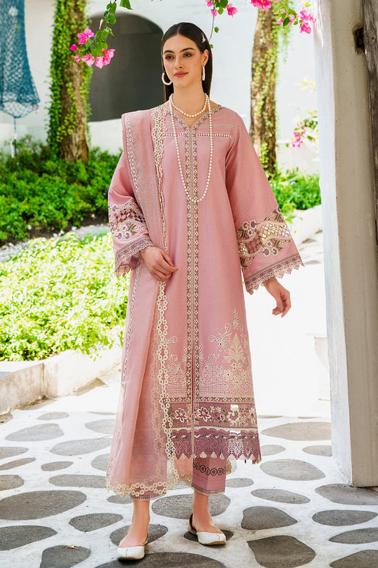 Baroque | Luxury Pret 24 | JACQUARD LAWN UF-561 - Designer Dress with Intricate embroidery and embellishments. Shop elegent wedding dress at Maria Faisal.