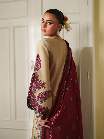 Bin Ilyas | Heritage Dore | 175-A - Luxury Dress - available at Maria Faisal in UK and USA.