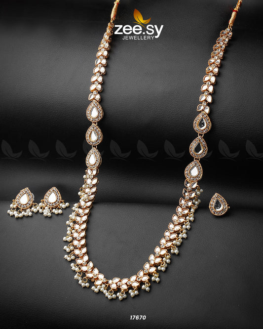 Adorned Mala Necklace - Necklace Sets 