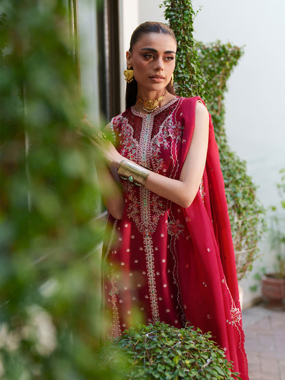 Bin Ilyas | Heritage Dore | 176-A - Luxury Dress - available at Maria Faisal in UK and USA.
