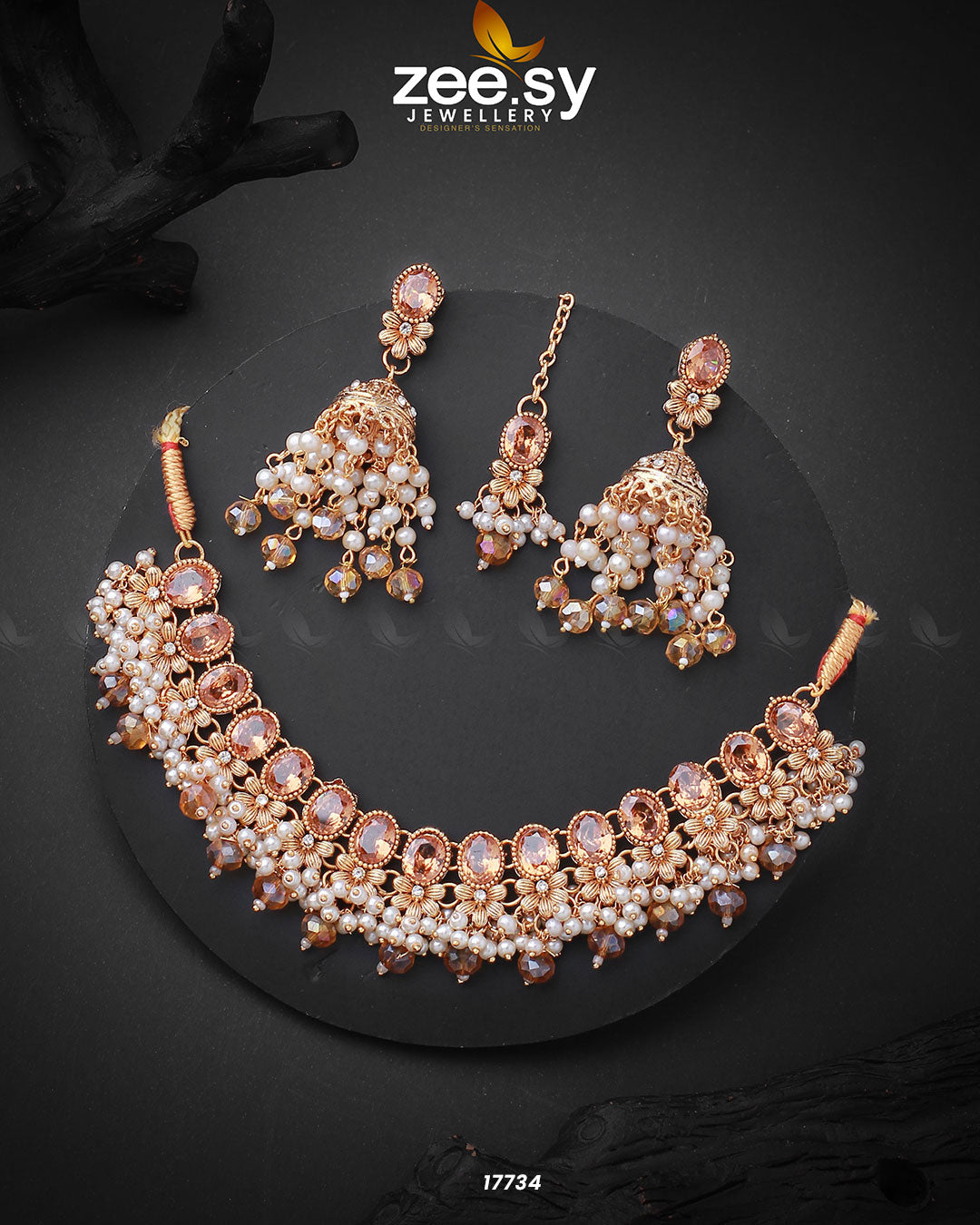 Celosia Necklace - Necklace Sets 