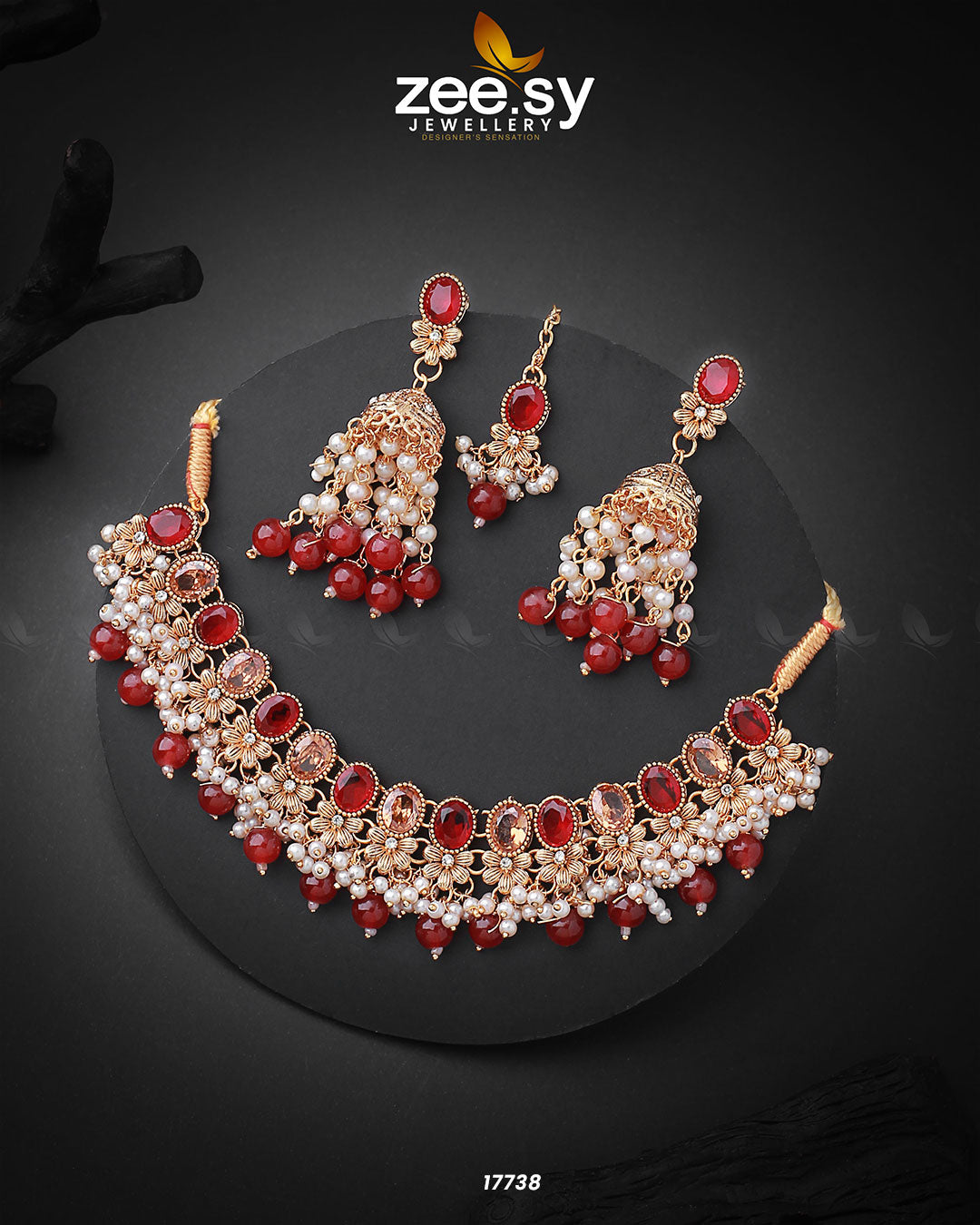 Celosia Necklace - Necklace Sets 