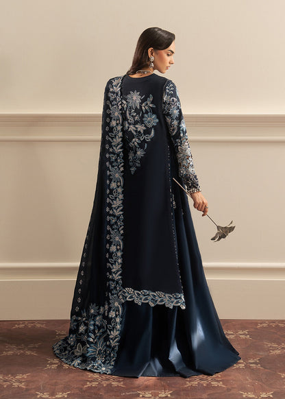 Sadaf Fawad Khan | Roya Lumiere | Noor Bleu - Formal Dress - available at Maria Faisal in UK and USA.