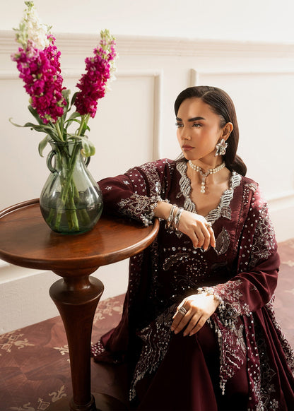 Sadaf Fawad Khan | Roya Lumiere | Ruby Luxe - Formal Dress - available at Maria Faisal in UK and USA.