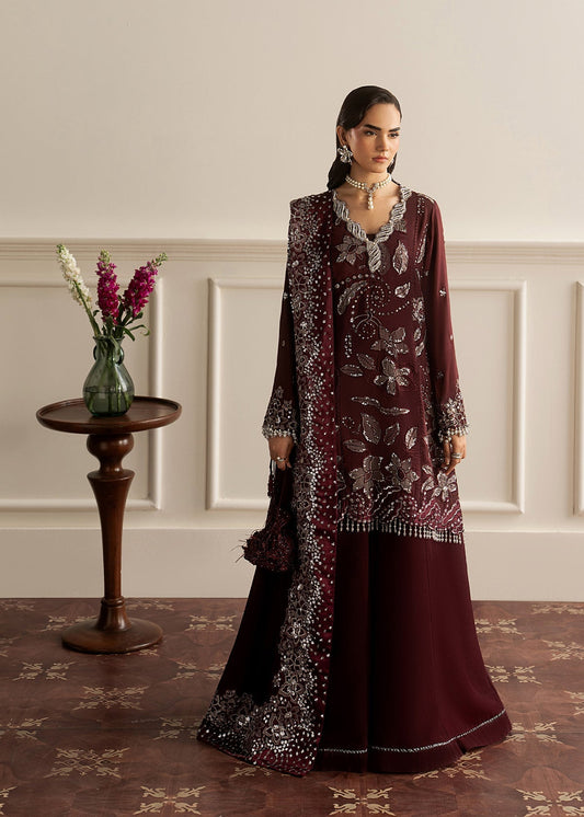 Sadaf Fawad Khan | Roya Lumiere | Ruby Luxe - Formal Dress - available at Maria Faisal in UK and USA.