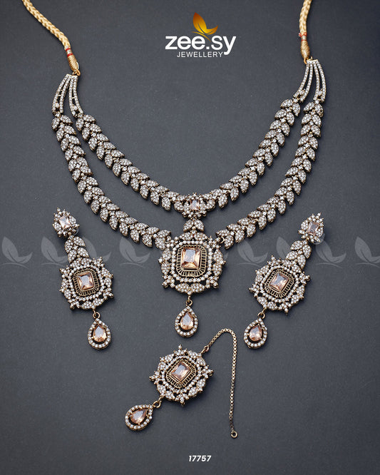 Fuchsia Necklace - Necklace Sets 