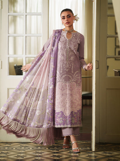 Bin Ilyas | Heritage Dore | 177-B - Luxury Dress - available at Maria Faisal in UK and USA.