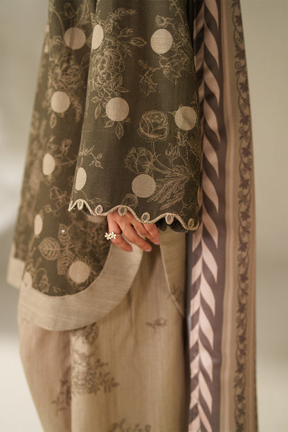 Iznik | Winter Chapter 25 | UE-565 Printed Khaddar - Casual Dress - available at Maria Faisal in UK and USA.