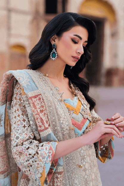 Iznik | Luxury Chiffon | ILC-02 by Maria Faisal - Registered Vendor of : Iznik - type : Ladies Clothes - 100% original wedding dresses