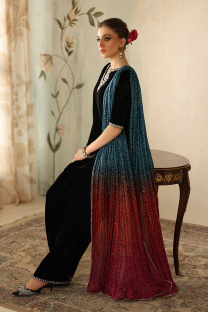 Baroque  | Luxury Pret 26 | PR-1224 - Luxury Dress - available at Maria Faisal in UK and USA.