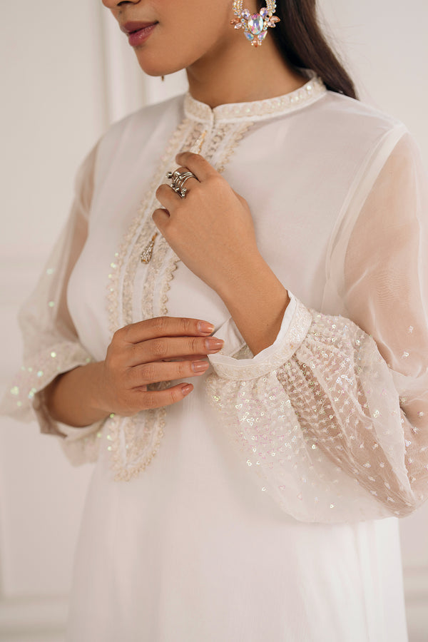 Baroque | Luxury Pret 25 | EMBROIDERED CHIFFON PR-1135 - Ladies Clothes - Maria Faisal