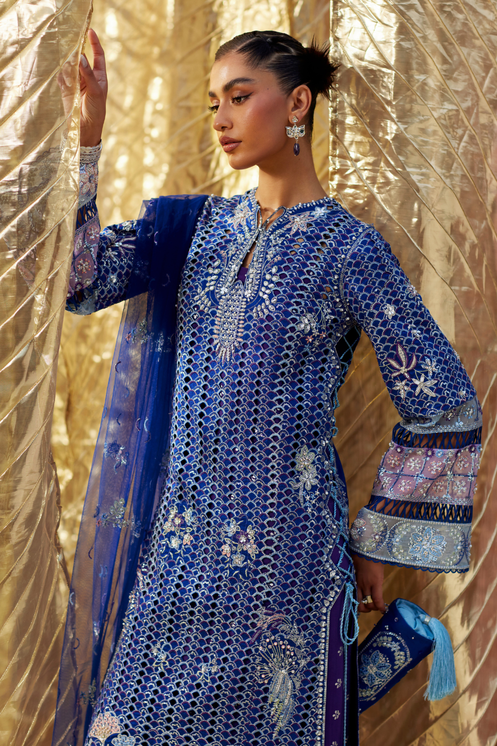 Soraya | Silk Edit 26 | Évara - Formal Dress - available at Maria Faisal in UK and USA.