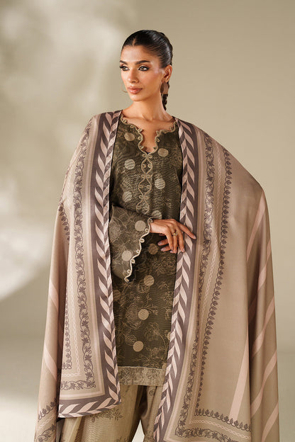 Iznik | Winter Chapter 25 | UE-565 Printed Khaddar - Casual Dress - available at Maria Faisal in UK and USA.