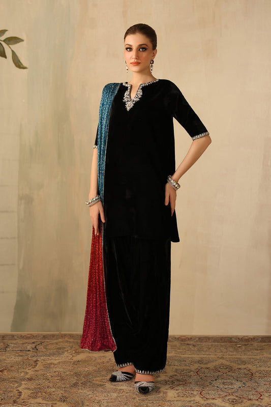 Baroque  | Luxury Pret 26 | PR-1224 - Luxury Dress - available at Maria Faisal in UK and USA.