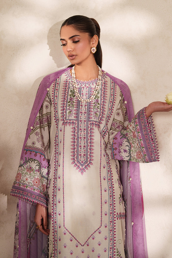 Baroque | Luxury Pret Summer | UF-4411 - Luxury Dress - available at Maria Faisal in UK and USA.
