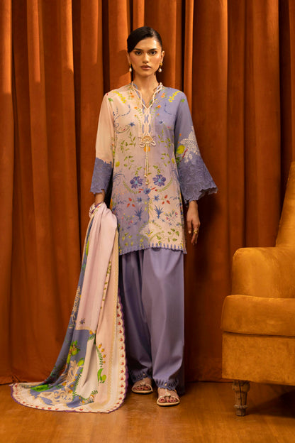 Sana Safinaz | Muzlin Winter 25 | 017B - Casual Dress - available at Maria Faisal in UK and USA.