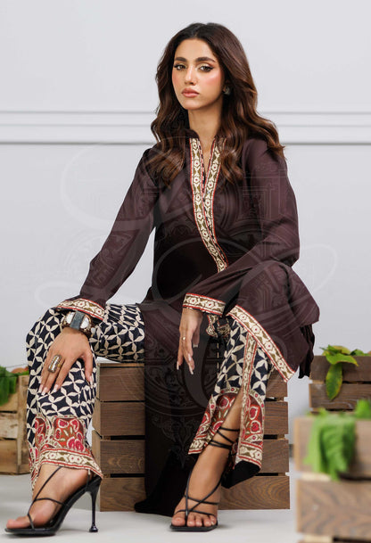 Layla Chatoor | Pret A Porter | LC-31 - Luxury Dress - available at Maria Faisal in UK and USA.