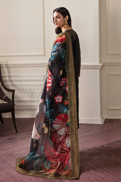 Baroque | Formals Collection | EMBROIDERED ORGANZA UF-290 - Formal Dress - available at Maria Faisal in UK and USA.