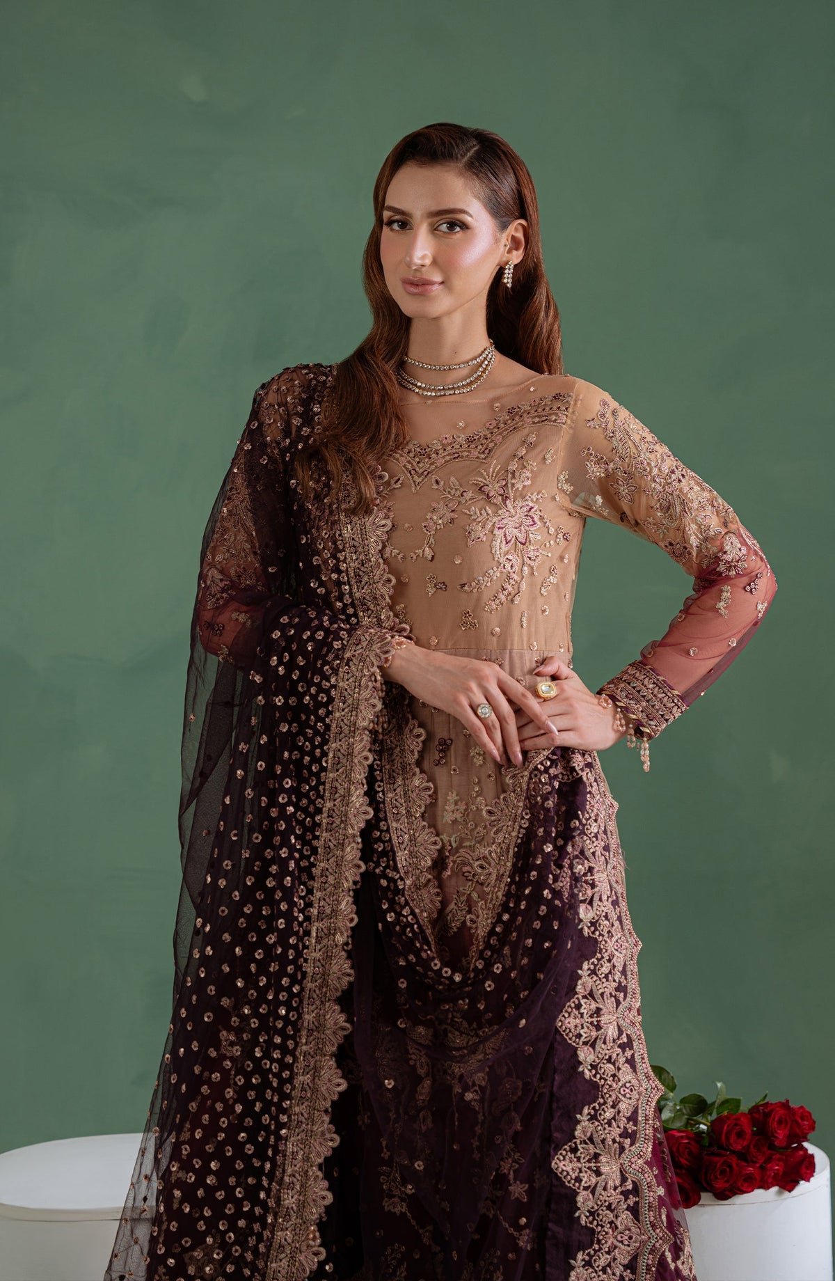 Eleshia | Zarin Wedding Formals 26 | Noore - Wedding Dress - available at Maria Faisal in UK and USA.