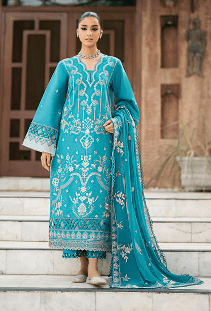 Humdum | Selin Lawn 25 | Selin - D01 by Maria Faisal - Registered Vendor of : Humdum - type : Ladies Clothes - 100% original wedding dresses