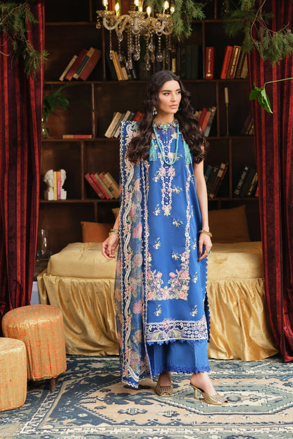 Maryam Hussain | Luxury Lawn 26 | Skye - Luxury Dress - available at Maria Faisal in UK and USA.