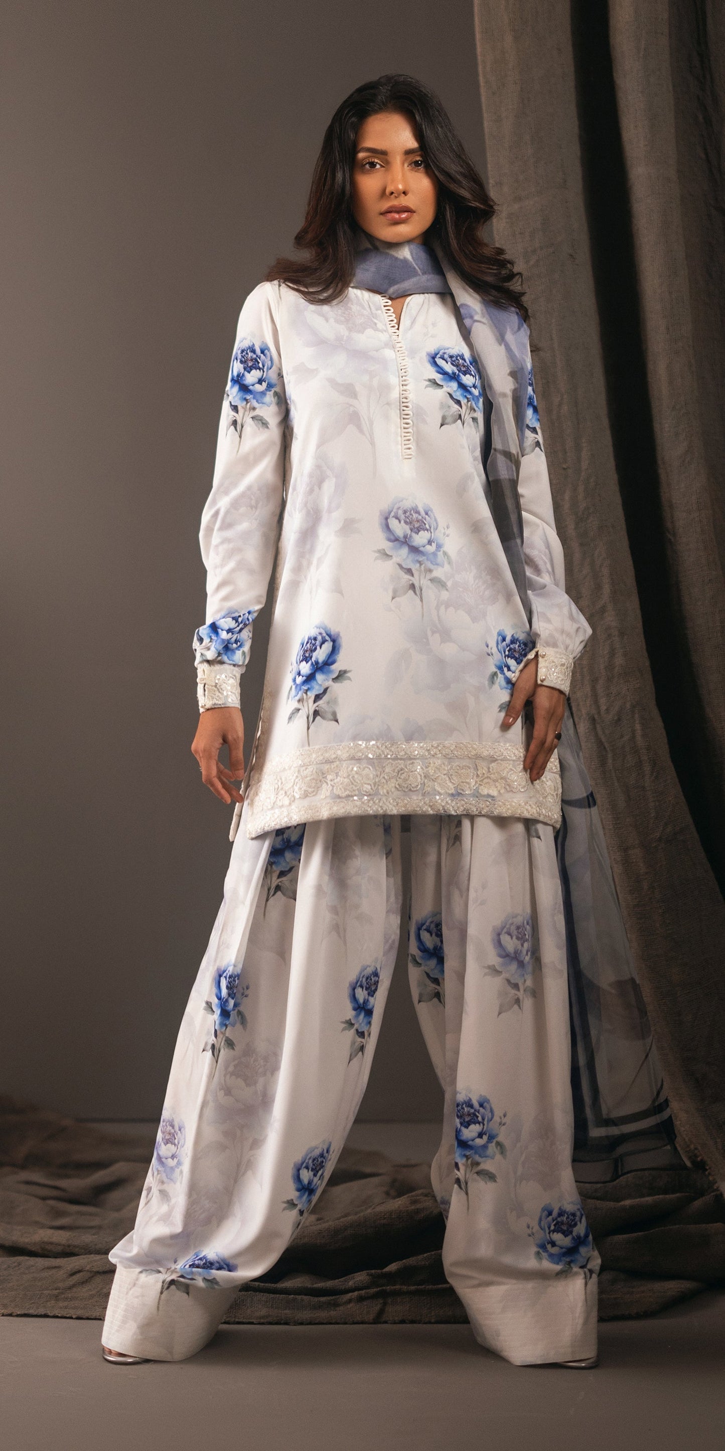Erum Khan | Beyond Basic | RADIANT RHYTHM - Designer Dress with Intricate embroidery and embellishments. Shop elegent wedding dress at Maria Faisal.