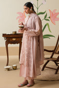 Cross Stitch | Chikankari Lawn 25 | PALE MAUVE - Ladies Clothes 