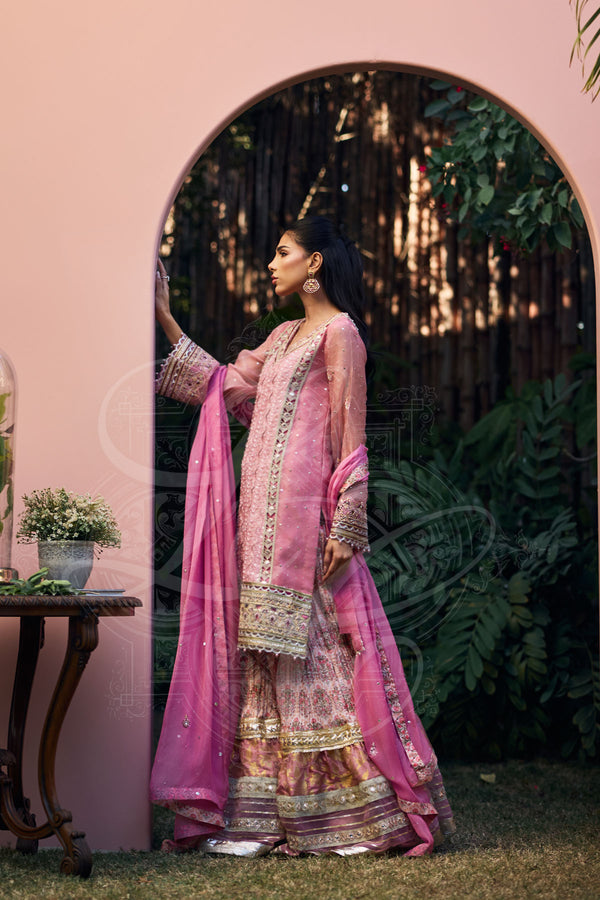 Layla Chatoor | Luxury Pret | Saya - Luxury Dress - available at Maria Faisal in UK and USA.