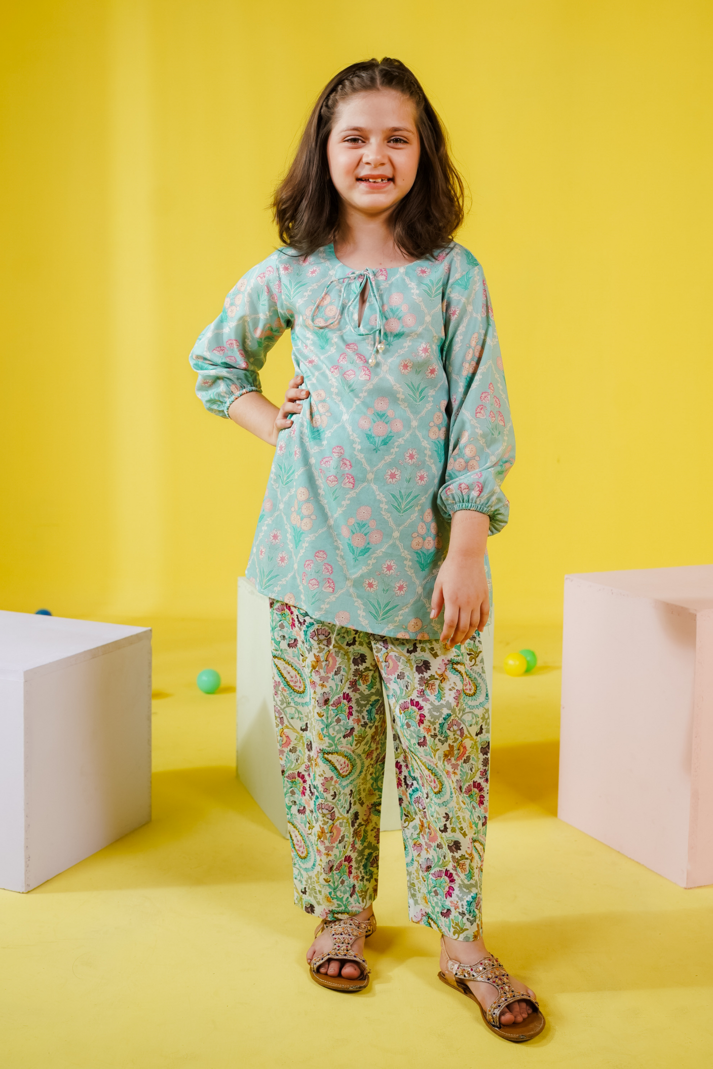 KKG-155 - by Maria Faisal - Registered Vendor of : Kastoor Kids - 100% Original Designer Dress.