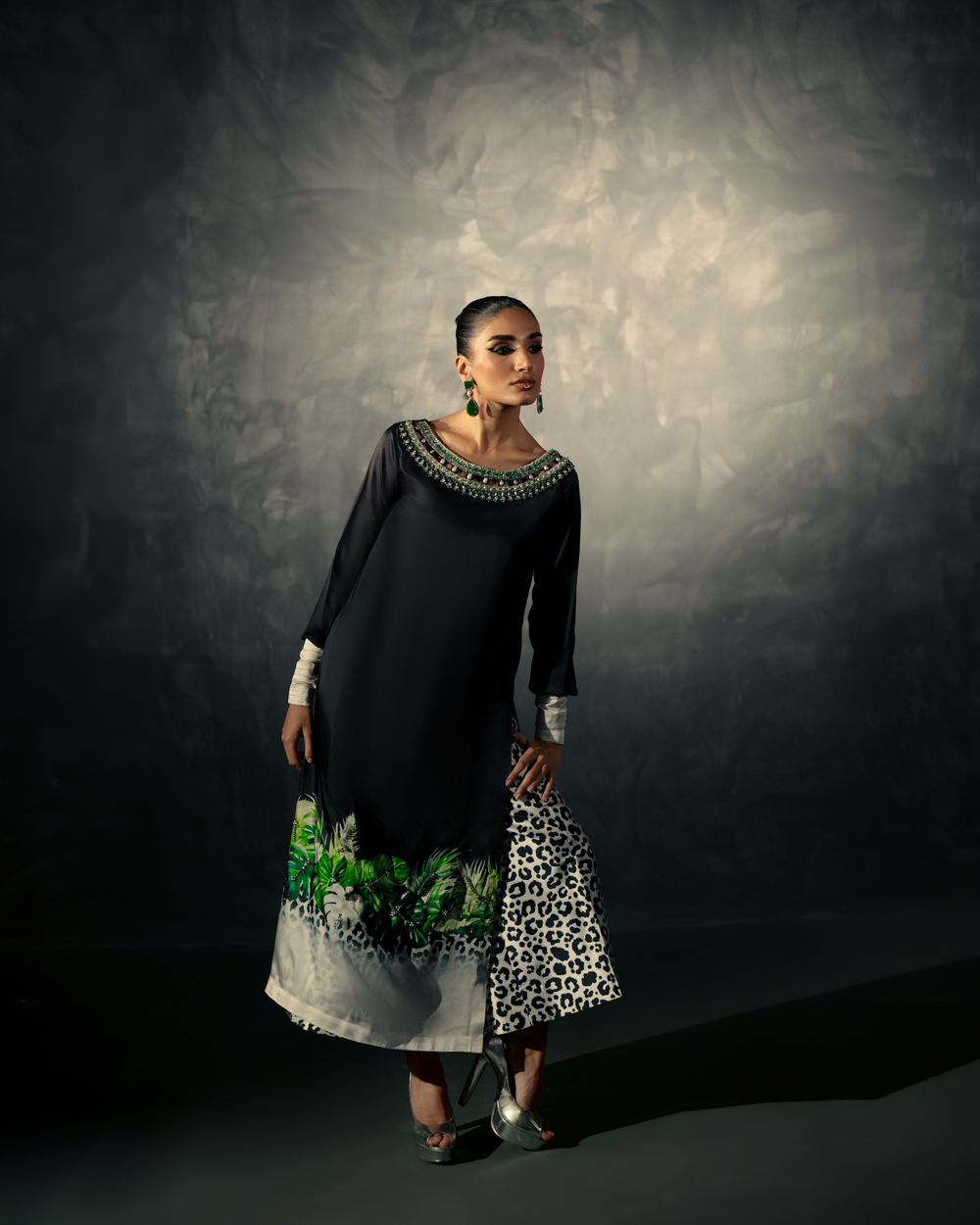 Vasal | Zyra Luxe Pret 26 | Noir Amber - Ladies Clothes - Maria Faisal