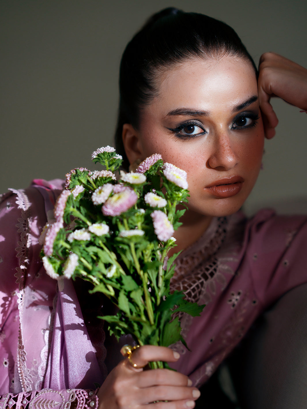 Bin Ilyas | Amour Luxury Lawn 26 | 181-B - Luxury Dress - available at Maria Faisal in UK and USA.
