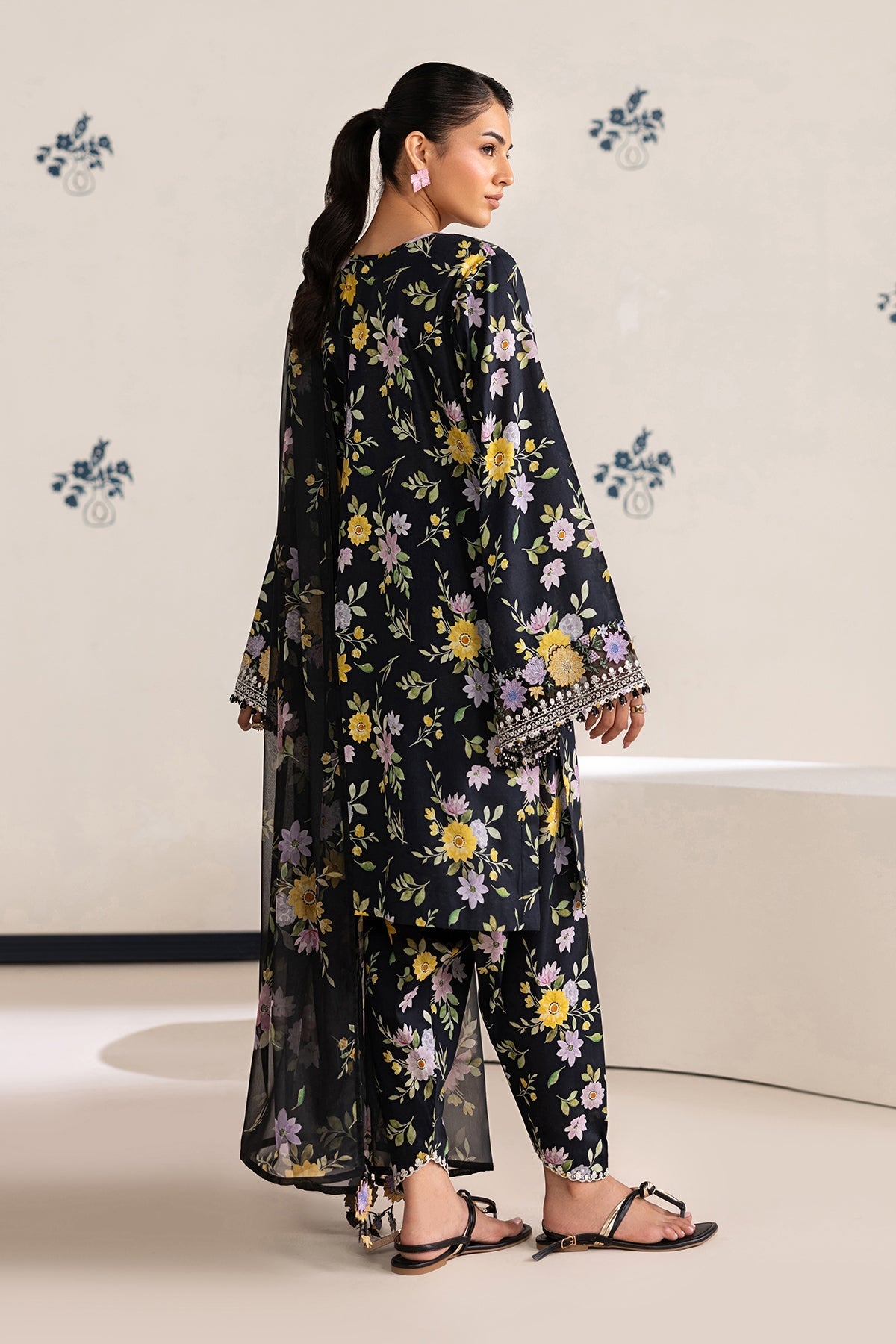 Baroque | Luxury Summer Pret | UF-4465 - Luxury Dress - available at Maria Faisal in UK and USA.
