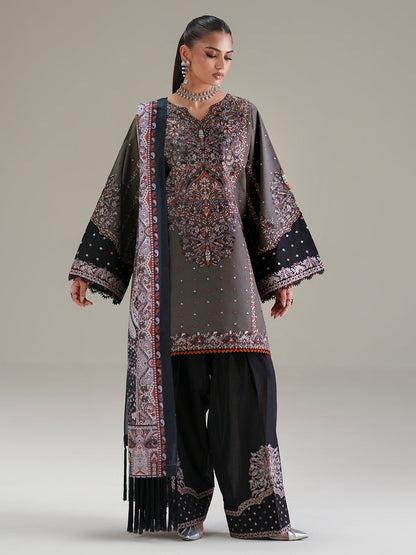 Bin Ilyas | Amour Luxury Lawn 26 |182-A - Luxury Dress - available at Maria Faisal in UK and USA.