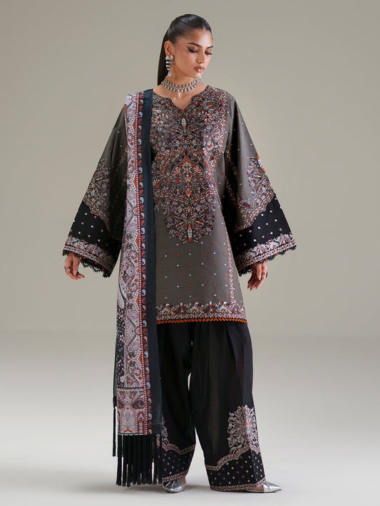 Bin Ilyas | Amour Luxury Lawn 26 |182-A - Luxury Dress - available at Maria Faisal in UK and USA.