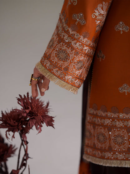 Bin Ilyas | Amour Luxury Lawn 26 | 183-A - Luxury Dress - available at Maria Faisal in UK and USA.