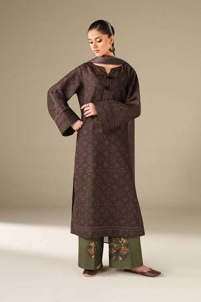 Iznik | Winter Chapter 25 | UE-564 Printed Khaddar - Casual Dress - available at Maria Faisal in UK and USA.