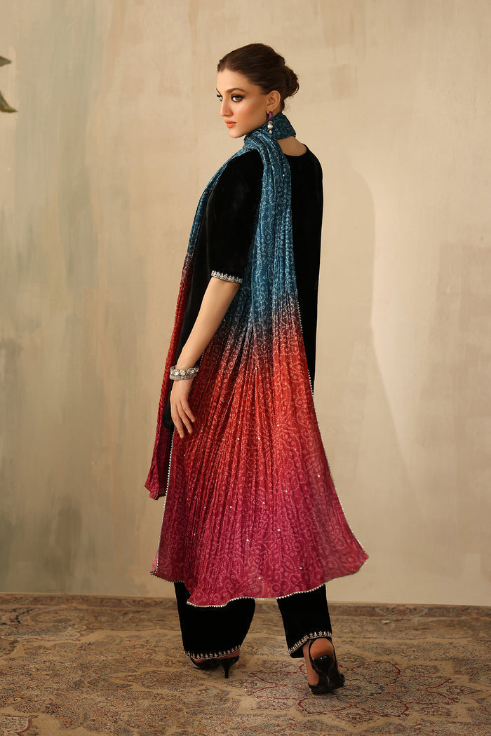 Baroque  | Luxury Pret 26 | PR-1224 - Luxury Dress - available at Maria Faisal in UK and USA.