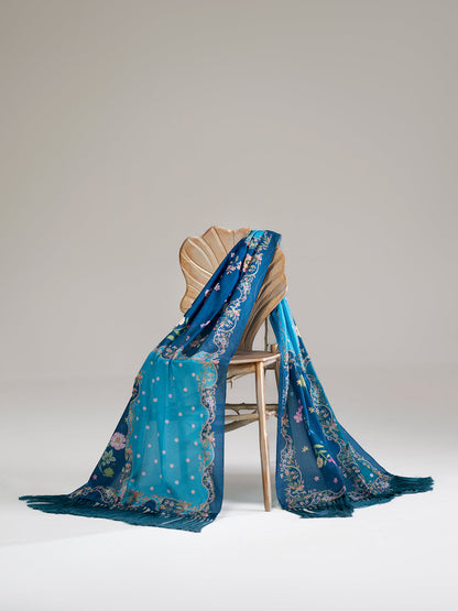 Bin Ilyas | Amour Luxury Lawn 26 | 184-A - Luxury Dress - available at Maria Faisal in UK and USA.