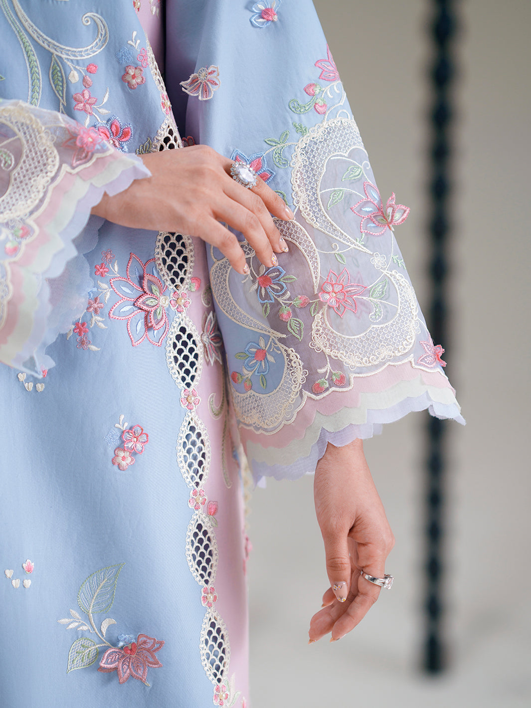Bin Ilyas | Amour Luxury Lawn 26 | 184-B - Luxury Dress - available at Maria Faisal in UK and USA.