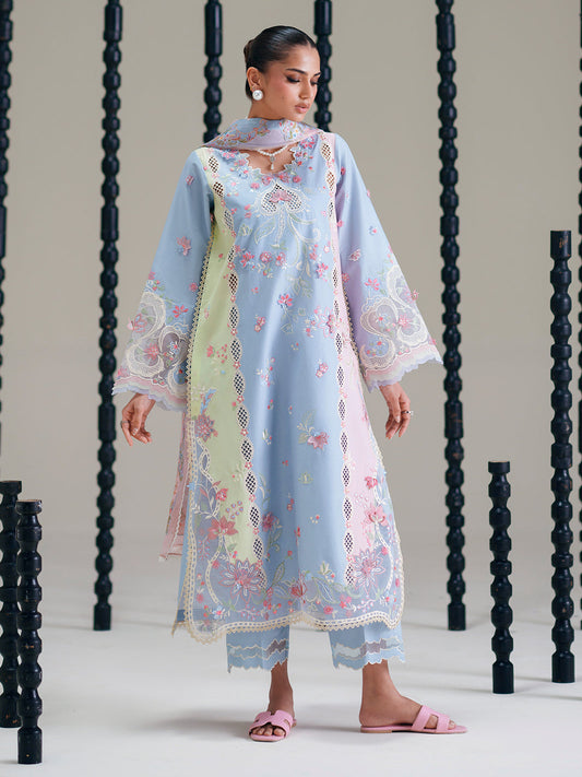 Bin Ilyas | Amour Luxury Lawn 26 | 184-B - Luxury Dress - available at Maria Faisal in UK and USA.