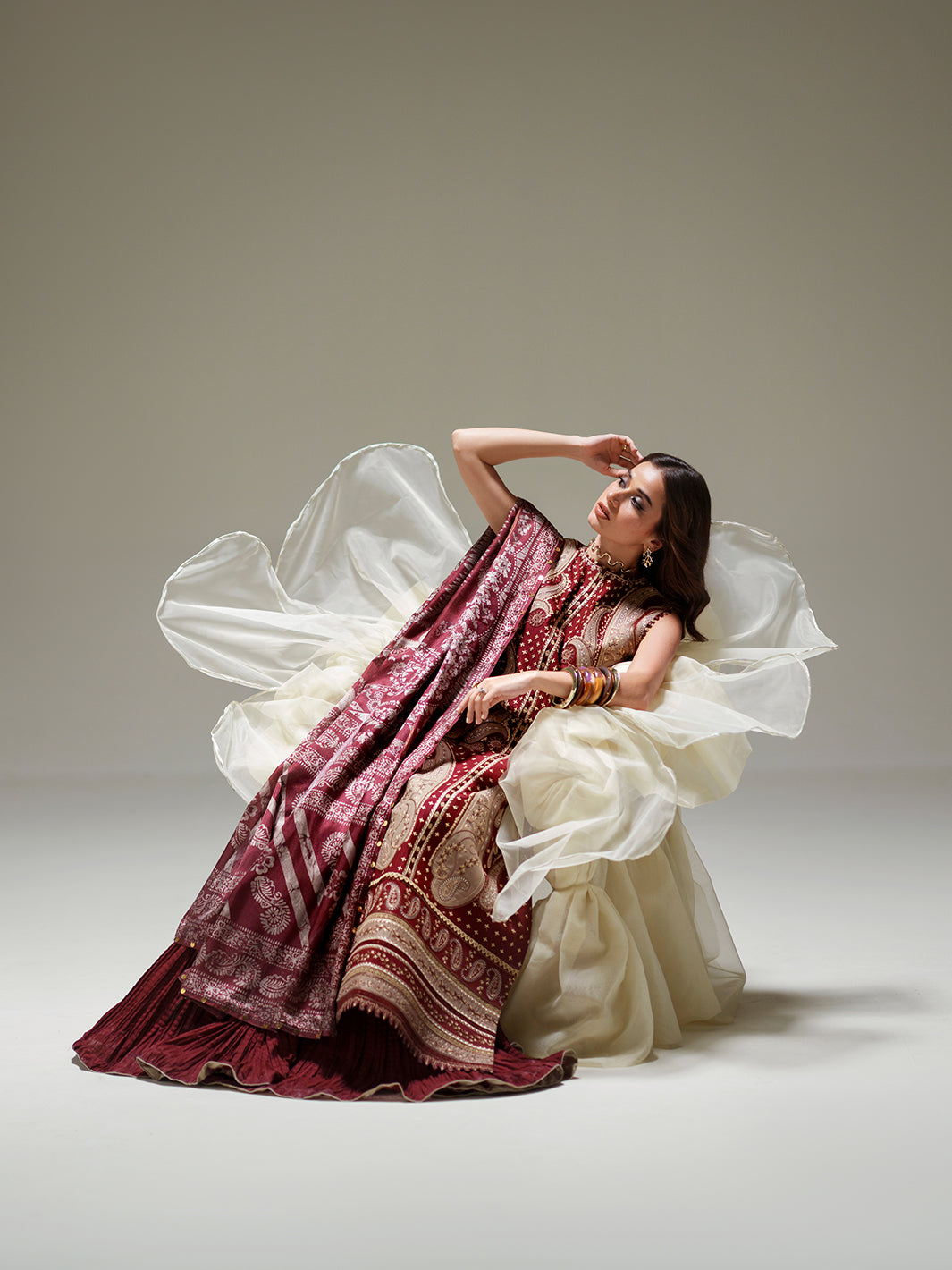 Bin Ilyas | Amour Luxury Lawn 26 | 185-A - Luxury Dress - available at Maria Faisal in UK and USA.