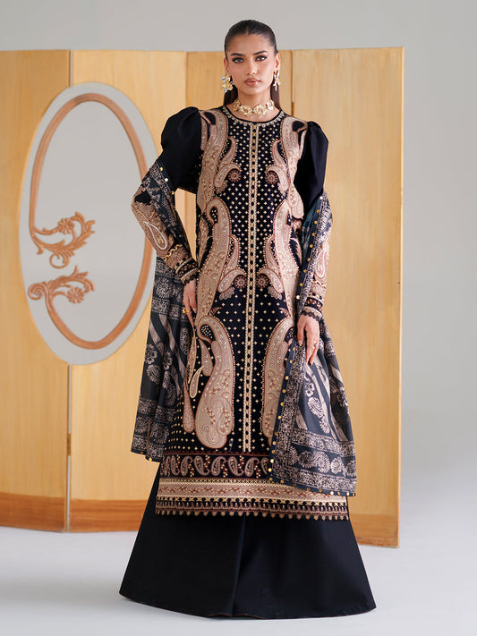 Bin Ilyas | Amour Luxury Lawn 26 | 185-B - Luxury Dress - available at Maria Faisal in UK and USA.