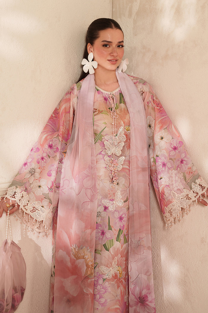 Baroque | Luxury Pret Summer | UF-4412 - Luxury Dress - available at Maria Faisal in UK and USA.