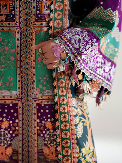 Bin Ilyas | Amour Luxury Lawn 26 |186-A - Luxury Dress - available at Maria Faisal in UK and USA.