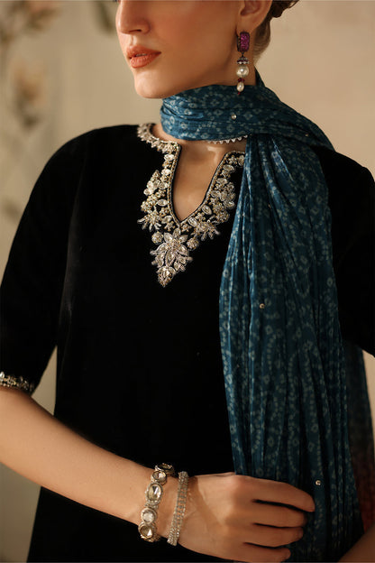 Baroque  | Luxury Pret 26 | PR-1224 - Luxury Dress - available at Maria Faisal in UK and USA.