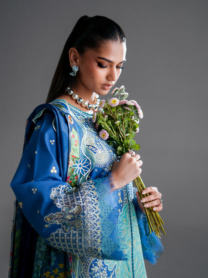 Bin Ilyas | Amour Luxury Lawn 26 |187-A - Luxury Dress - available at Maria Faisal in UK and USA.
