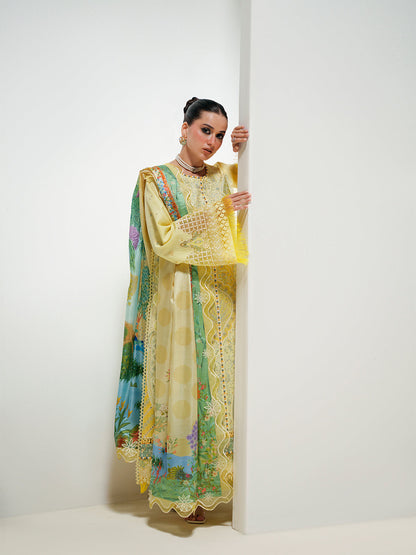 Bin Ilyas | Amour Luxury Lawn 26 | 187-B - Luxury Dress - available at Maria Faisal in UK and USA.