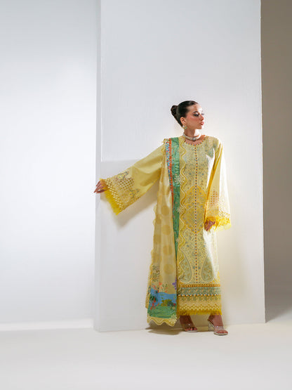 Bin Ilyas | Amour Luxury Lawn 26 | 187-B - Luxury Dress - available at Maria Faisal in UK and USA.