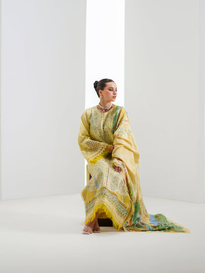 Bin Ilyas | Amour Luxury Lawn 26 | 187-B - Luxury Dress - available at Maria Faisal in UK and USA.
